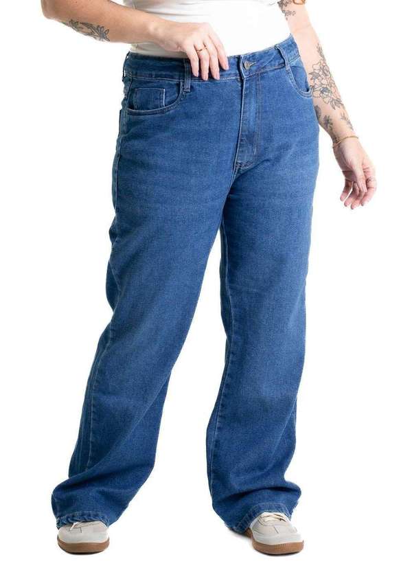 Sawary - Calça Jeans Sawary Plus Size Petit - 280663 Azul