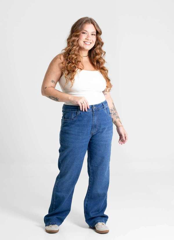 Sawary - Calça Jeans Sawary Plus Size Petit - 280663 Azul 2