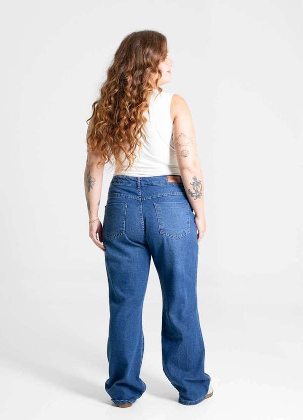 Sawary - Calça Jeans Sawary Plus Size Petit - 280663 Azul 4