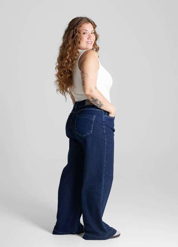 Sawary - Calça Jeans Sawary Plus Size Petit - 280846 Azul 3