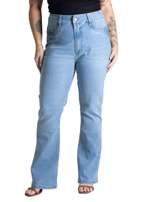 Sawary - Calça Jeans Sawary Plus Size Petit - 281143 Azul