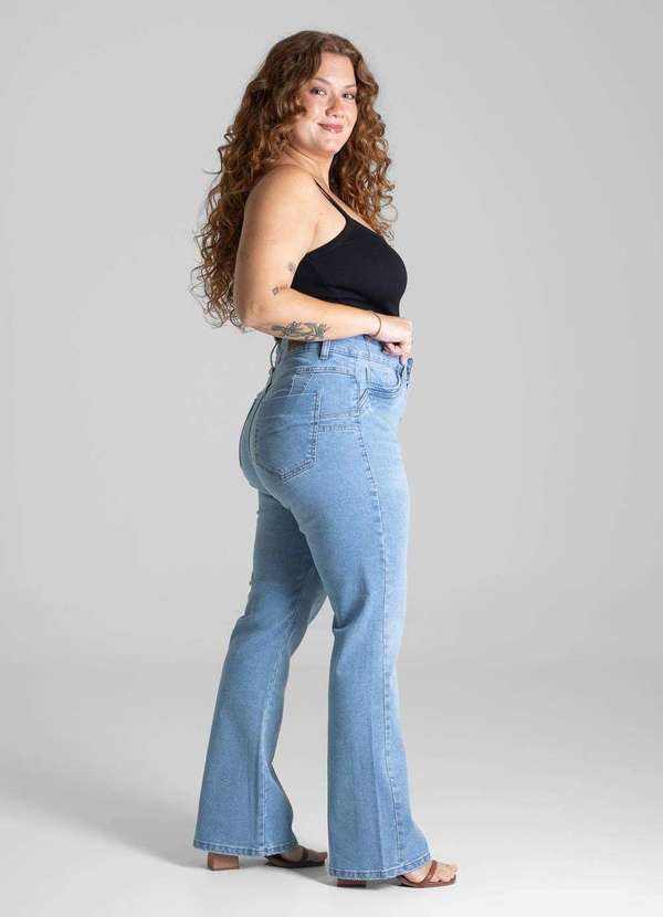 Sawary - Calça Jeans Sawary Plus Size Petit - 281143 Azul 3