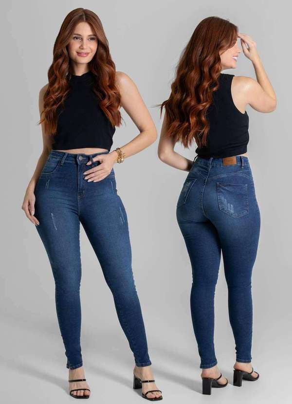 Sawary - Calça Jeans Sawary Push Up - 278898 Azul 6
