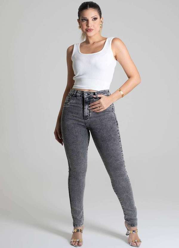 Sawary - Calça Jeans Sawary Push Up - 278993 Cinza 2