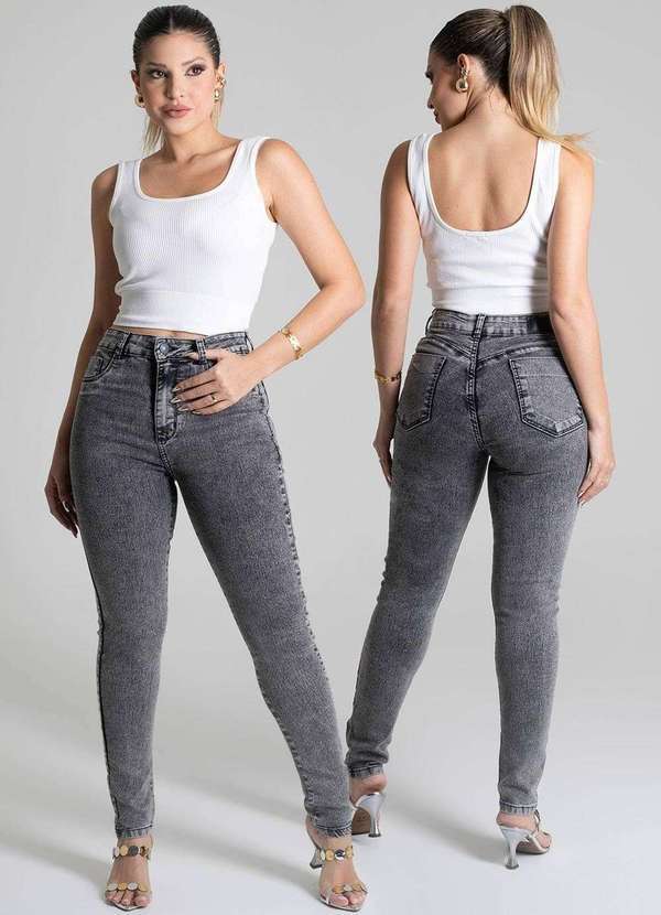 Sawary - Calça Jeans Sawary Push Up - 278993 Cinza 6