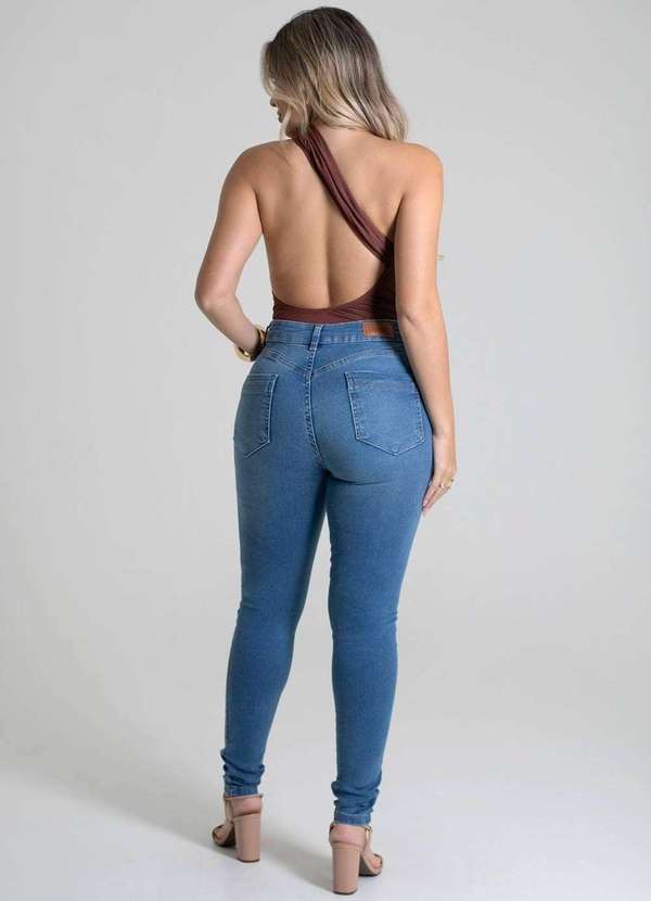 Sawary - Calça Jeans Sawary Push Up - 279182 Azul 4