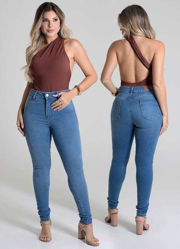 Sawary - Calça Jeans Sawary Push Up - 279182 Azul 6