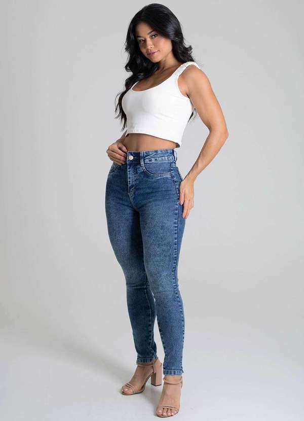Sawary - Calça Jeans Sawary Push Up - 279236 Azul 3