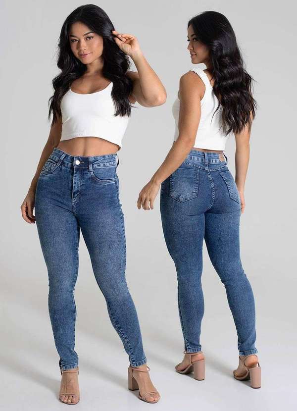 Sawary - Calça Jeans Sawary Push Up - 279236 Azul 6
