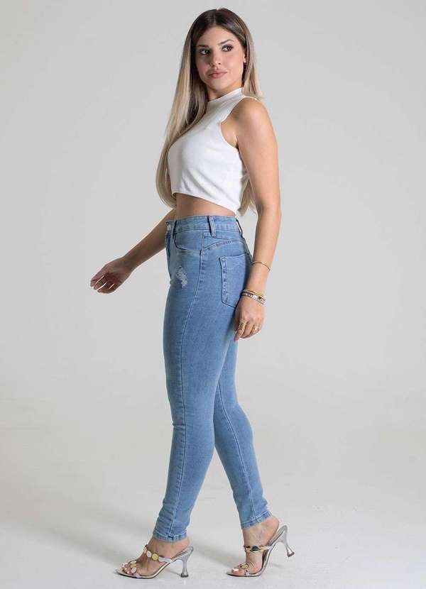 Sawary - Calça Jeans Sawary Push Up - 279680 Azul 3