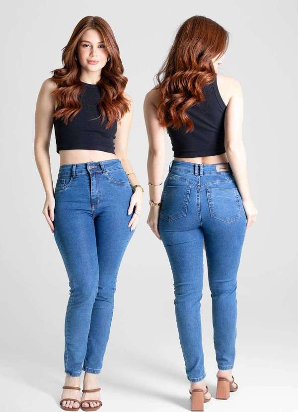 Sawary - Calça Jeans Sawary Push Up - 280750 Azul 6