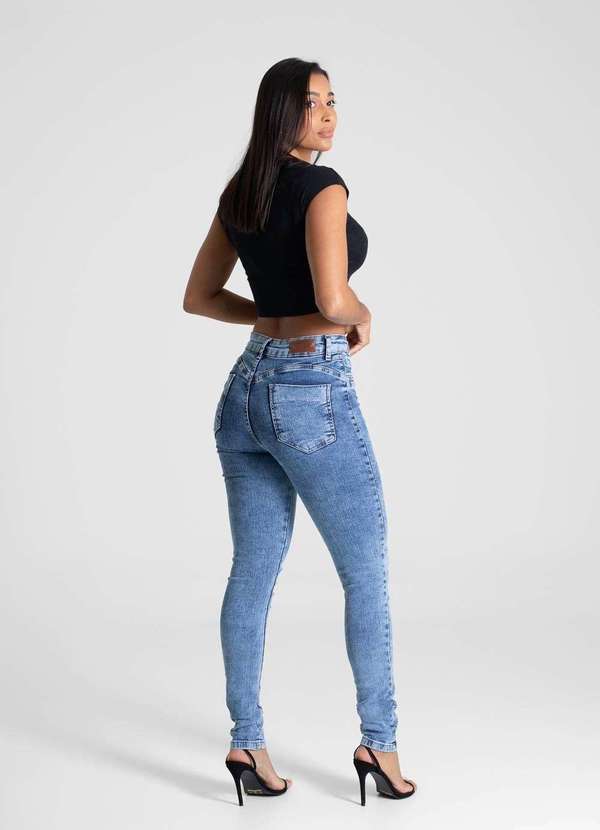 Sawary - Calça Jeans Sawary Push Up - 281103 Azul 4