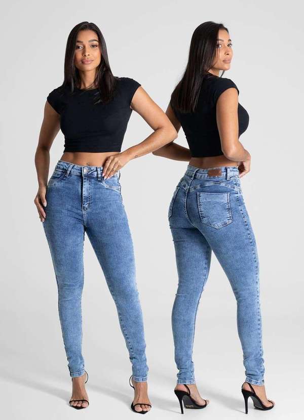 Sawary - Calça Jeans Sawary Push Up - 281103 Azul 6