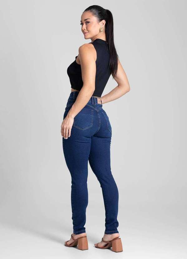 Sawary - Calça Jeans Sawary Push Up - 281582 Azul 4