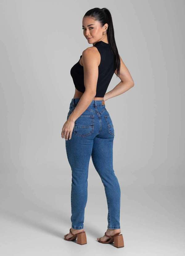 Sawary - Calça Jeans Sawary Push Up - 281663 Azul 4
