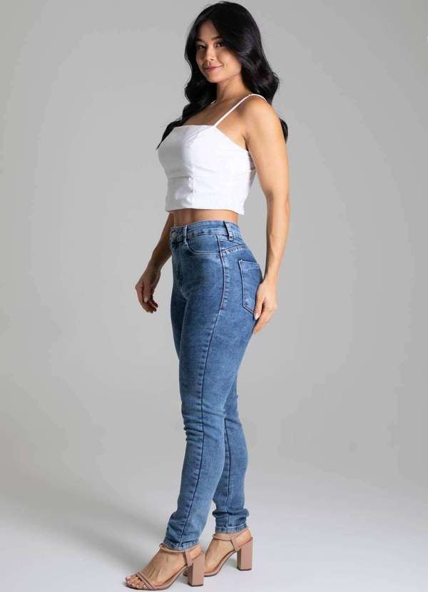 Sawary - Calça Jeans Sawary Push Up Azul 3