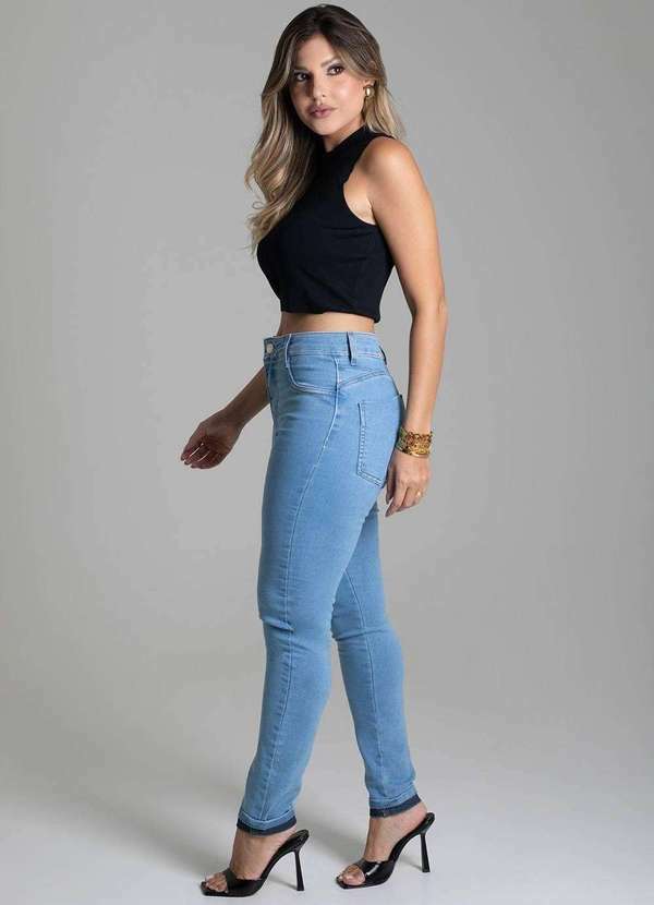 Sawary - Calça Jeans Sawary Push Up - 278915 Azul 3