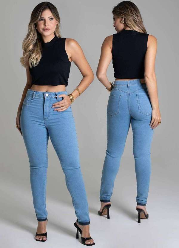 Sawary - Calça Jeans Sawary Push Up - 278915 Azul 6