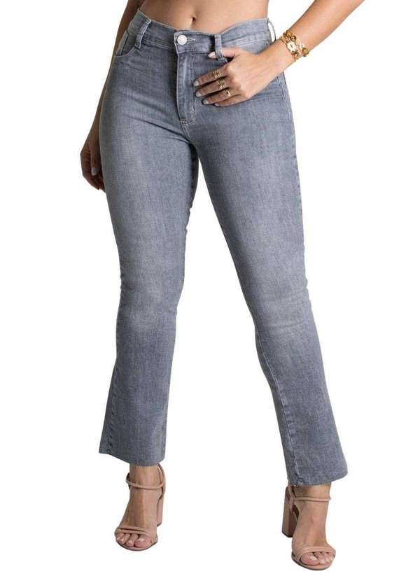 Sawary - Calça Jeans Sawary Reta - 277943 Cinza