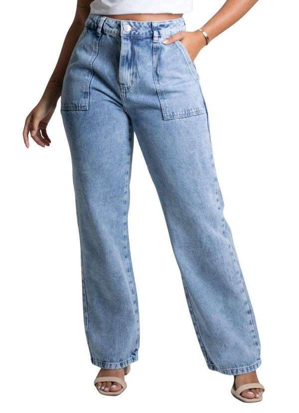 Sawary - Calça Jeans Sawary Reta - 278028 Azul
