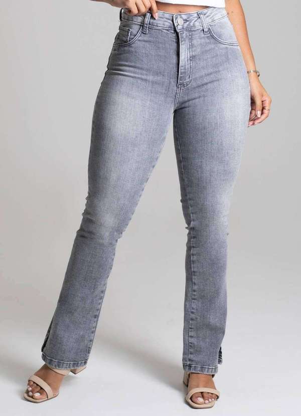 Sawary - Calça Jeans Sawary Reta - 278082 Cinza 5