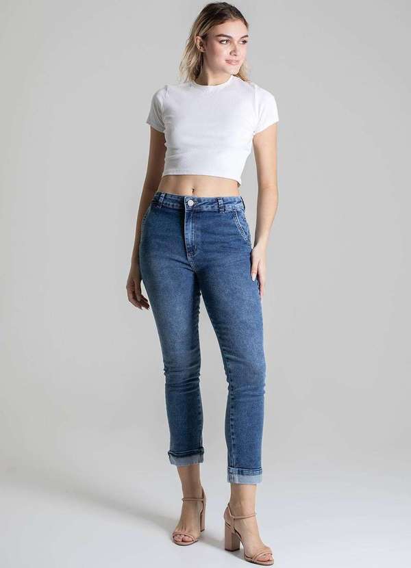 Sawary - Calça Jeans Sawary Reta - 278407 Azul 2