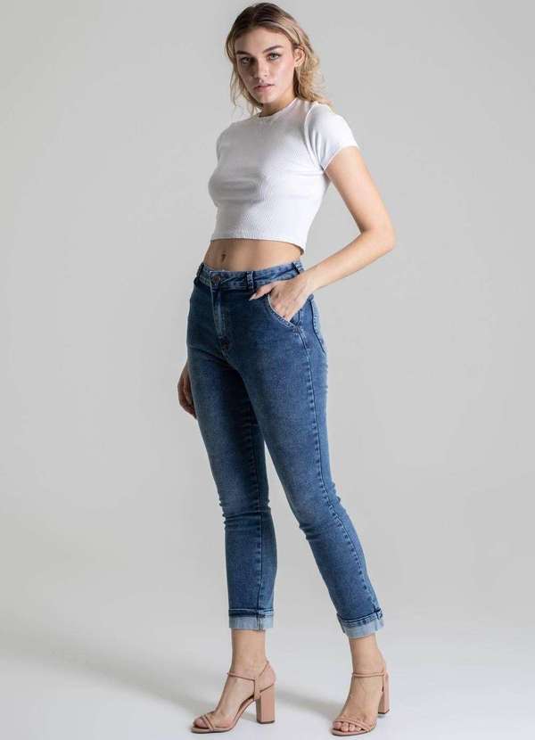 Sawary - Calça Jeans Sawary Reta - 278407 Azul 3