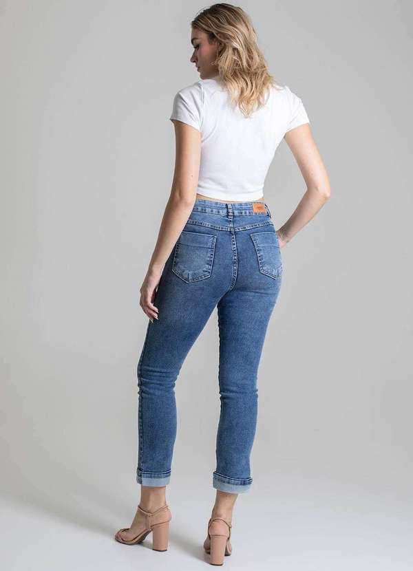 Sawary - Calça Jeans Sawary Reta - 278407 Azul 4