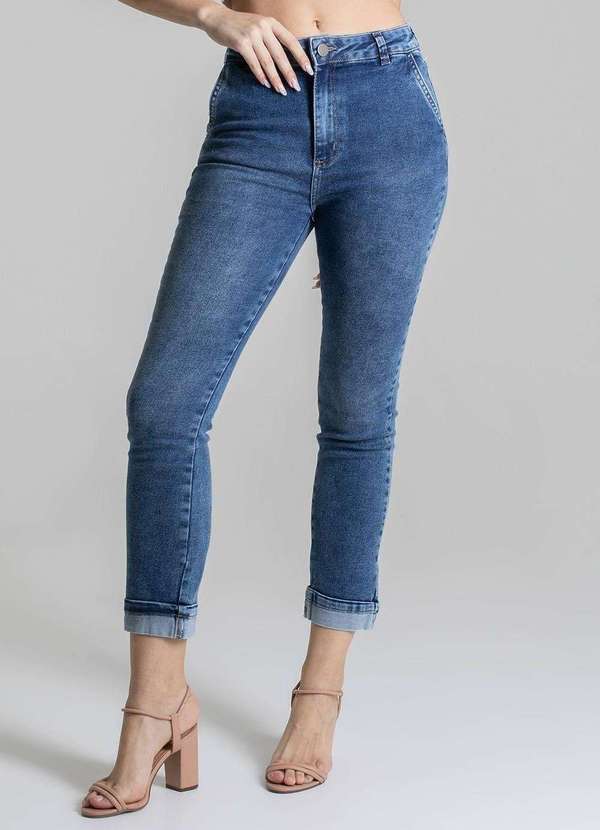 Sawary - Calça Jeans Sawary Reta - 278407 Azul 5