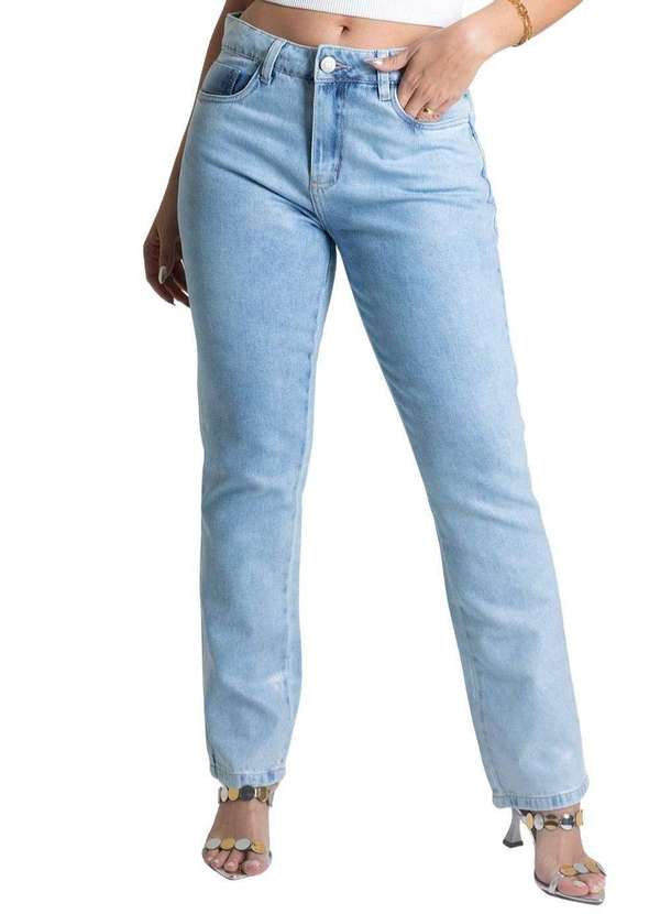 Sawary - Calça Jeans Sawary Reta - 278503 Azul