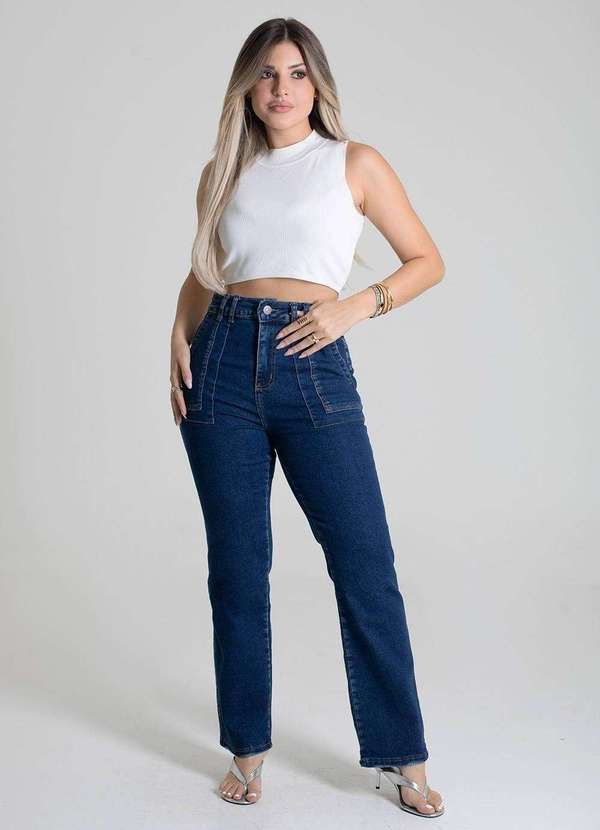 Sawary - Calça Jeans Sawary Reta - 278643 Azul 2
