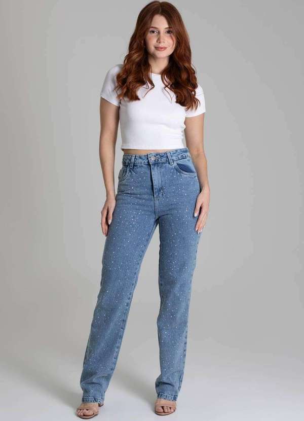 Sawary - Calça Jeans Sawary Reta - 278783 Azul 2