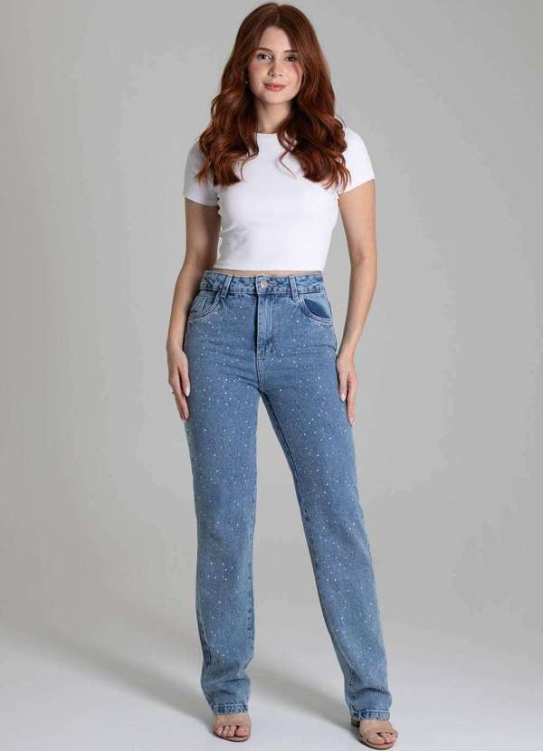 Sawary - Calça Jeans Sawary Reta - 278783 Azul 3