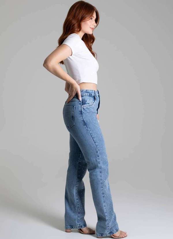 Sawary - Calça Jeans Sawary Reta - 278783 Azul 4