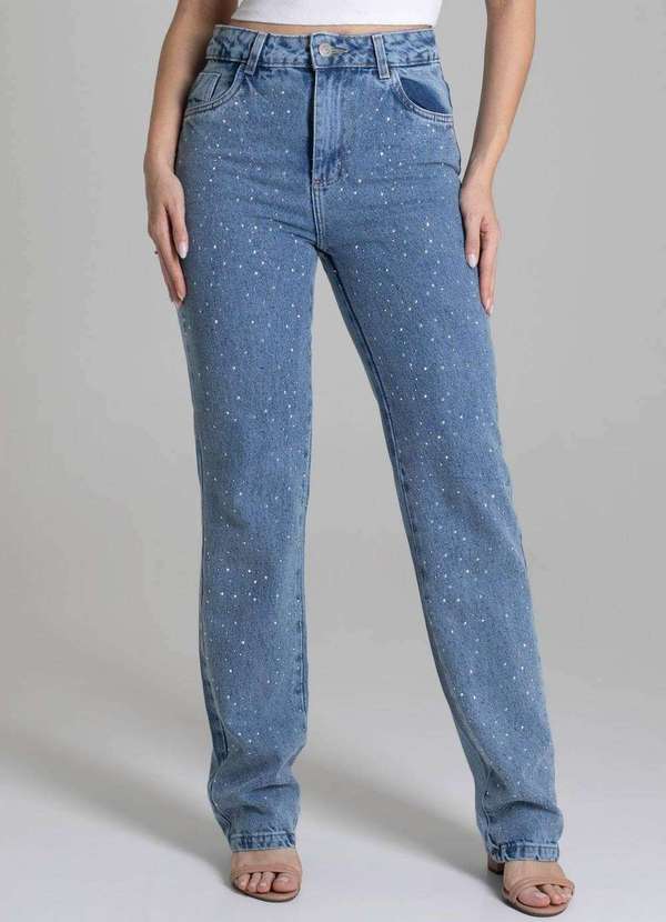 Sawary - Calça Jeans Sawary Reta - 278783 Azul 7