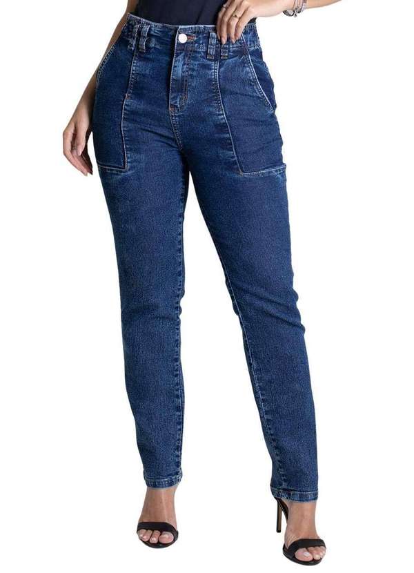 Sawary - Calça Jeans Sawary Reta - 279013 Azul