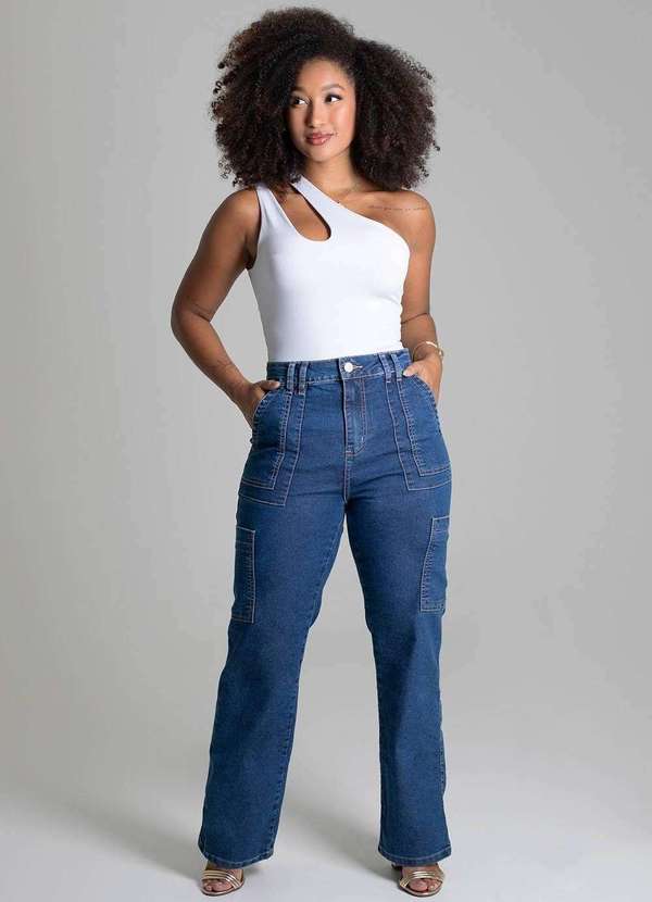 Sawary - Calça Jeans Sawary Reta - 279025 Azul 2