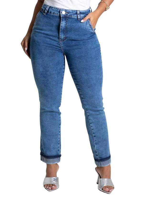 Sawary - Calça Jeans Sawary Reta - 279117 Azul