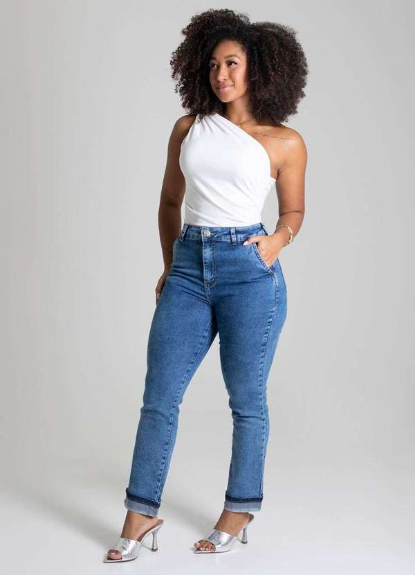 Sawary - Calça Jeans Sawary Reta - 279117 Azul 3