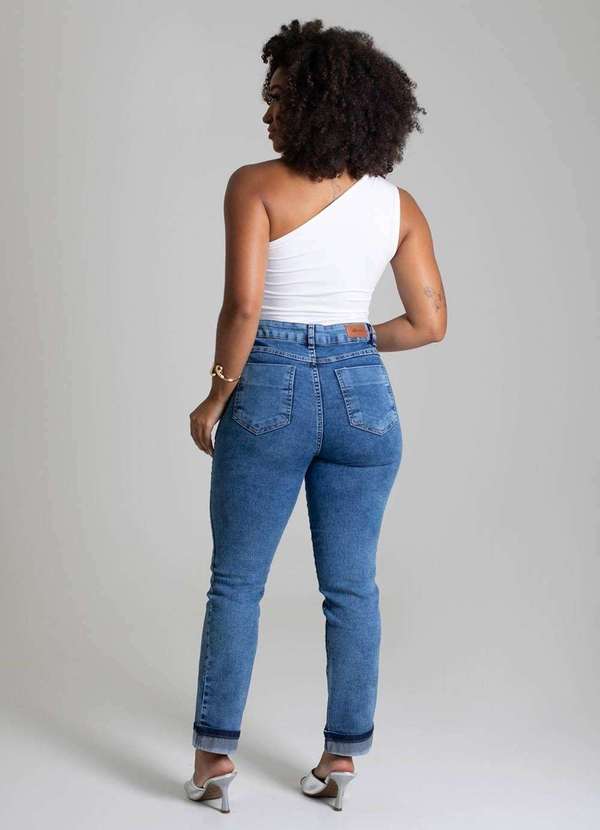 Sawary - Calça Jeans Sawary Reta - 279117 Azul 4