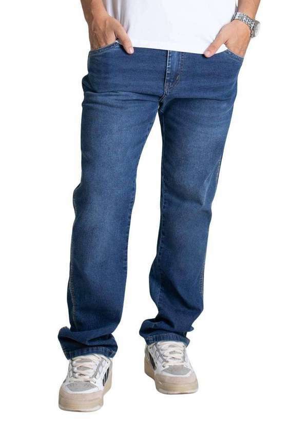 Sawary - Calça Jeans Sawary Reta - 279174 Azul