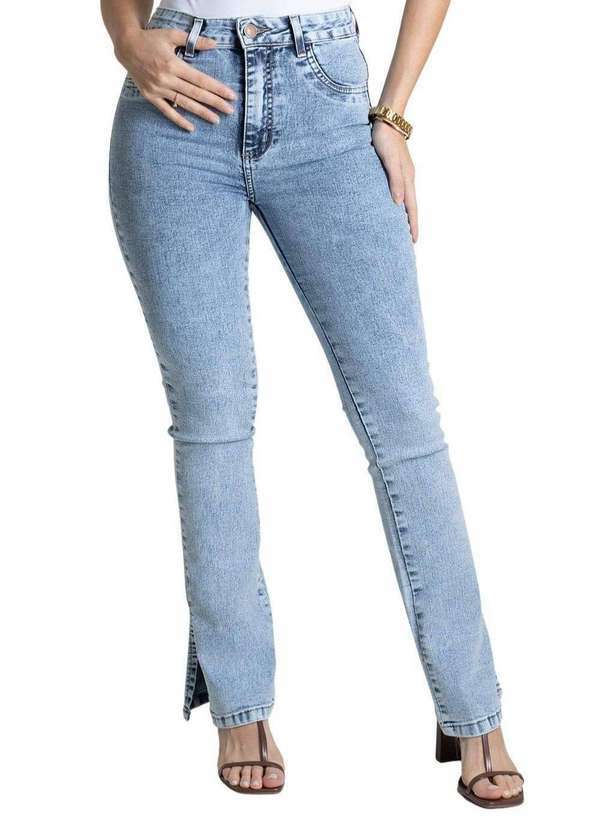 Sawary - Calça Jeans Sawary Reta - 279203 Azul