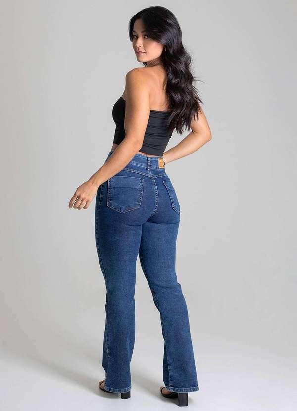 Sawary - Calça Jeans Sawary Reta - 279503 Azul 3