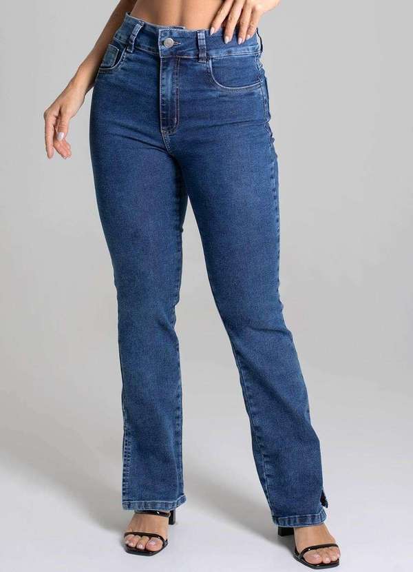 Sawary - Calça Jeans Sawary Reta - 279503 Azul 4