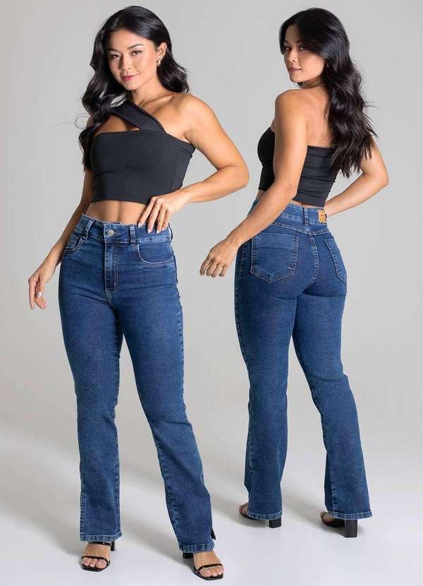 Sawary - Calça Jeans Sawary Reta - 279503 Azul 6