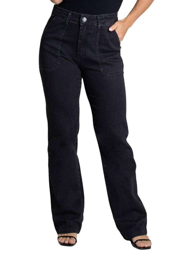 Sawary - Calça Jeans Sawary Reta - 279563 Preto
