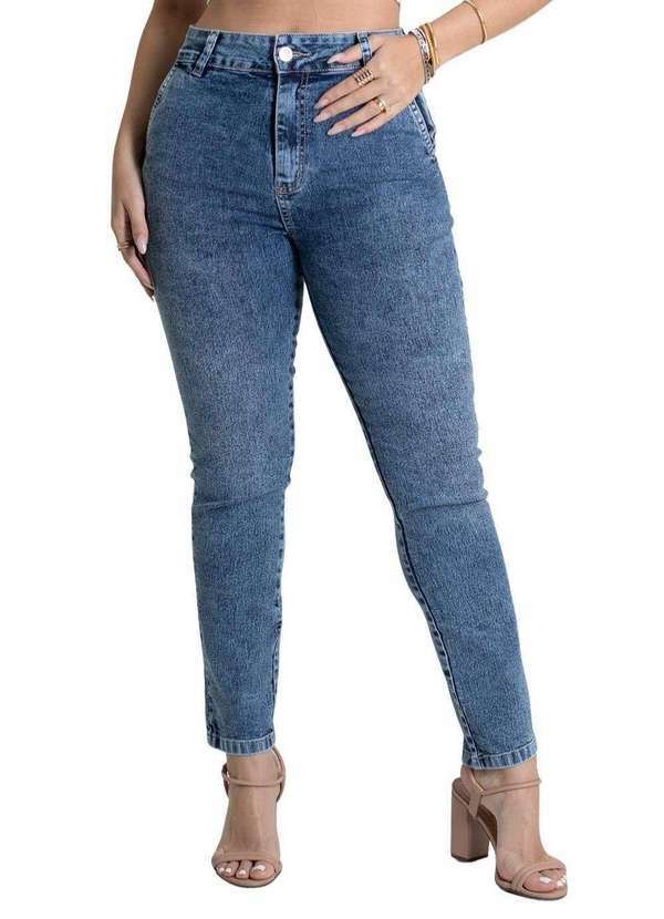 Sawary - Calça Jeans Sawary Reta - 279748 Azul