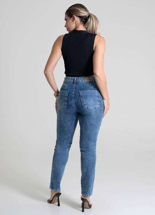 Sawary - Calça Jeans Sawary Reta - 279760 Azul 4