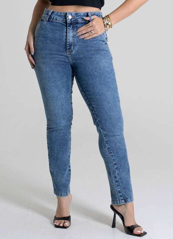 Sawary - Calça Jeans Sawary Reta - 279760 Azul 3