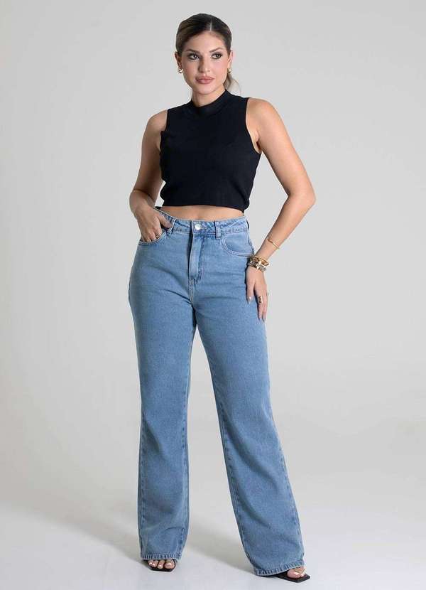 Sawary - Calça Jeans Sawary Reta - 279839 Azul 2